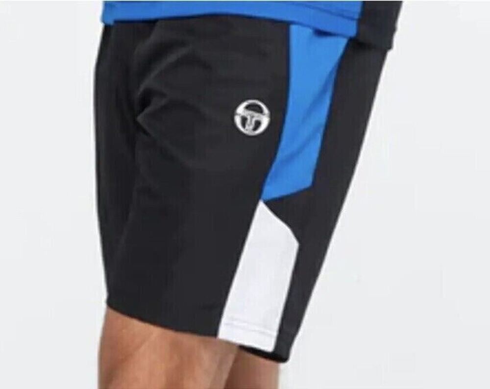 NWT Sergio Tacchini EQUILATERO PL Mens Mesh Lined Tennis Shorts Size XXL